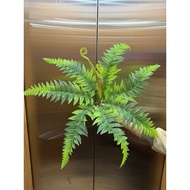 7-leaf plastic fern leaf cluster.....decor, decorated with orchids