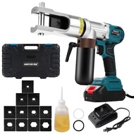 เครื่องไฮดรอลิกคีมย้ำหางปลาขนาดใหญ่ 10-240Sq แบตลิเธียมไฟฟ้า 2 ก้อน เครื่องย้ำสายไฟ Electric hydraul