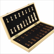 Wholesale Wooden Chess Set Folding Large Board Box Magnetic Chess Pieces Double Queen Chess S
