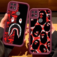 Wine Red Case for Realme C21 C25S OPPO A35 A15 A15S C25 C20 C21Y C12 C25Y C20A C15 Z-36 b_bape
