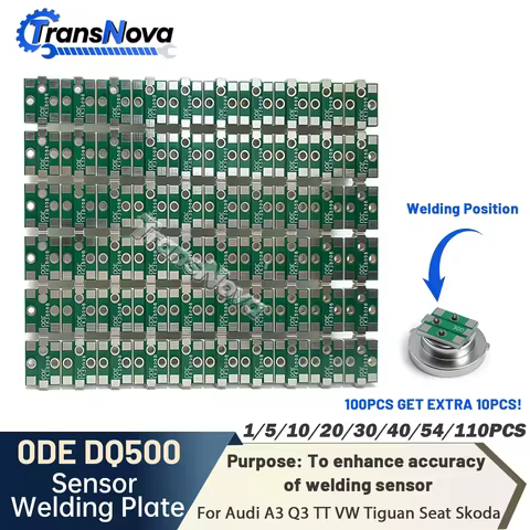 TransNova DQ500 DQ380 0DE DQ381 0GC Transmission Pressure Sensor Welding Solder Plate 1~110X For A3 