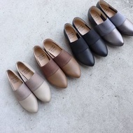 全新日本製 Recipe 多色尖頭簡約真皮平底鞋-*2023春夏新款*RP234 *