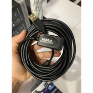 Good quality 5m usb 2.0 extension cord with alloy plated plug