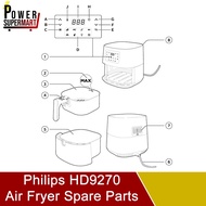 Philips HD9270 Air Fryer Spare Parts. Original Philips Parts