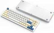 ATTACK SHARK M71 75%TKL Wireless Mechanical Keyboard,Full Aluminum CNC,BT5.0/2.4G/USB-C,Hot-swap,RGB