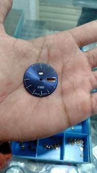 Dial jam tangan Seiko 7009 biru