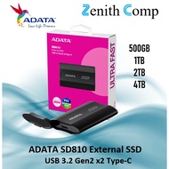 ADATA SD810 500GB USB 3.2 Gen2 External SSD Type-CX2