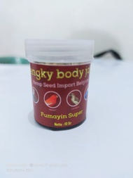 biji fumayin super fresh pakan doping lovebird kenari parkit blackstroat penggacor instan