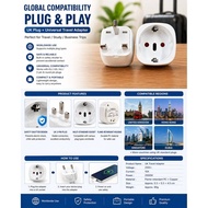 3 Pin UK Plug to Europe Socket - EU-7/UK