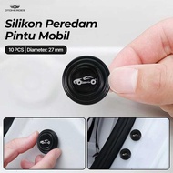 OTOHEROES Silicone Car Door Damper Anti-Shock Impact Sound 10 PCS - HJ-3CM - Black AM10 Alanmasbro10