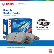 Bosch Front Brake Pads for Honda Civic FC TEA TBA 10th Gen 1.8 1.5 VTEC Turbo (2016 - 2021), CRV S9A