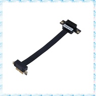 [R Q M U] PCIE X1 Riser Cable 90 Degree Right Angle PCIE3.0 1X to X1 Extension Cable PCI Express 1x 