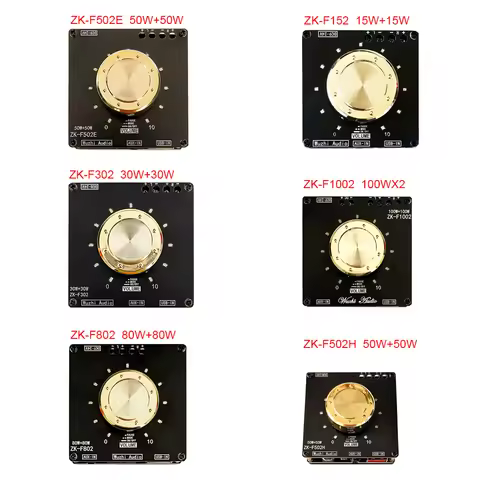 ZK-F302 F502E F502H F802 Bluetooth 5.1 Audio Module Power Amplifier Board Module TPA3118 Stereo Powe