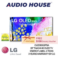 LG OLED83G2PSA  83" ThinQ AI 4K OLED TV  ENERGY LABEL: 4 TICKS*** YEARS WARRANTY BY LG FREE $100 GROCERY VOUCHER BY LG