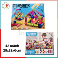 Bộ xếp hình nam châm đồ chơi thông minh xếp hình giúp bé phát triển trí tuệ đồ chơi trẻ em Peekaboo 
