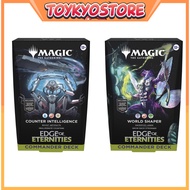 [English Ver.] Magic: The Gathering Edge of Eternities Counter Intelligence & World Shaper Commander