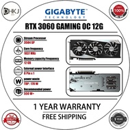 USED GIGABYTE RTX 3060 GAMING OC 12G Graphics Card  8GB 3584SP GDDR6 12GB 1 Year Warranty