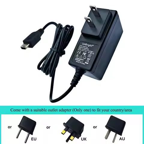 Mini USB 5V AC/DC Adapter for Uniden Bearcat BC125AT BC-125AT Handheld Scanner DC5.0V 5VDC 5.0V Powe