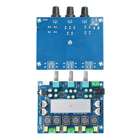 【BRILLIANT 】Stereo Dual Channel 50Wx2+ 100W TPA3116 Class D 2.1 Channel Audio Amplifier Board Module