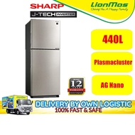 SHARP 440L J-TECH INVERTER REFRIDGERATOR SJ-4422MSS FRIDGE PETI SEJUK