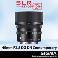 Sigma 45mm F2.8 DG Contemporary Lens for Sony E Mount