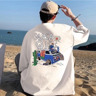 Summer new Heavy Street Wear t-Shirt t-Shirt Half Sleeve Wide Trendy Dropped Shoulders2025220Loose 2