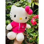 12" Doll Kitty wearing Pink Jcket -Sanrio- Adorable