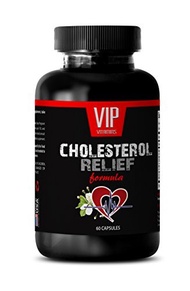 [USA]_VIP VITAMINS Cholesterol lowering food - CHOLESTEROL RELIEF FORMULA - Heart health - 1 Bottle