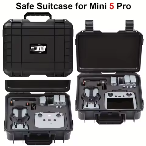 Suitable for DJI 5 Pro Storage Case, 5 Pro Explosion-Proof Case, Portable Hard-Shell Large Capacity 