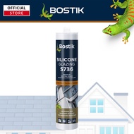 Bostik S736 Premium Glazing Silicone, Neutral Curing, UV, Water &amp; Weather Resistant 高级中性级玻璃粘接硅树脂密封胶耐紫外线、耐水和耐气候性 280ML