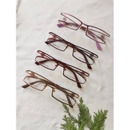 Classic Rectangle Spec Frame Spectacles CLEARANCE STOCK