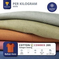 KAIN COTTON COMBED 20S KATEGORI WARNA SEDANG (BAHAN KAOS)