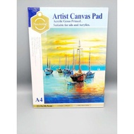 Artist Canvas Pad A4 Size 10 Sheets Canvas Painting Book/ Canvas Book Painting Drawing