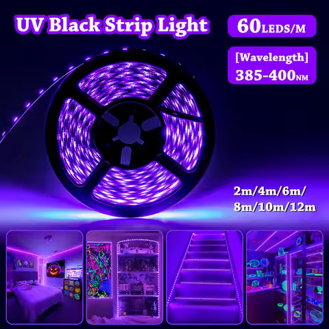 DC 5V USB LED light with UV light TV background lighting home decoration luminous party 2m 1/2/3/4/5