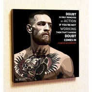 Popular Conor Mcgregor Ufc Mma Ireland Motivational Quotes Wall Decals Pop Art Gifts Portrait Framed