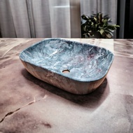 Stone countertop sink