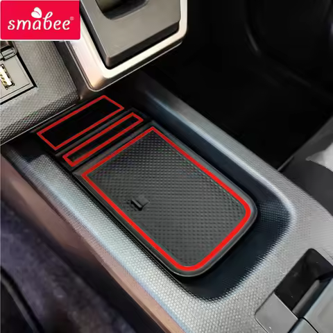 Smabee Anti-Slip Gate Slot Mat for Daihatsu Taft Non-Slip Door Groove Pad Cup Holder Car Interior Ac