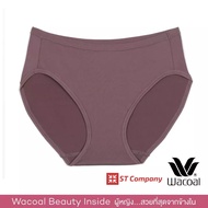 กางเกงใน Wacoal Panty ทรง Bikini ขอบเรียบ สีน้ำตาล Brown (1 ตัว) กางเกงในผู้หญิง ผู้หญิง วาโก้ บิกินี่ รุ่น WU1M01 WU1C34 WQ6M01 ขายดี ยอดนิยม เอวต่ำ