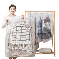 BTSYG Store [In Stock] Space-Saving Hanging Down Jacket Compression Bag Vacuum Storage Set from Malaysia