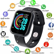 Y68 Adult Smart Watch Bluetooth Fitness Tracker Sports Watch Heart Rate Monitor Blood Pressure Smart Bracelet for Androi