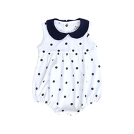 Lagom Kids Dotti Collared Sleeveless Onesie
