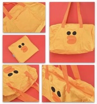 *可套在行李喼手柄* Line Friends Sally 可摺疊手提袋 行李袋 旅行袋 Portable Handcarry Bag Suitcase Baggage Luggage（適合hkexp