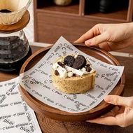 50 Sheets of Cake Paper Cake Wrapping Paper/ Wax Paper 18x18cm Bento Box Paper/ korean paper/ CAKE B