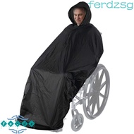 JENNIFERDZSG Wheelchair Raincoat, Packable Reusable Wheelchair Waterproof Poncho, Durable Tear-resistant with Hood Lightweight Rain Cover for Wheelchair Elderly