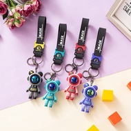 GANTUNGAN Astronaut Bear Keychain Cute Cool Car Motorcycle Keychain Cool Koruo Cool