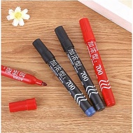Permanent Marker Pen 700 Write Bullet Point Permanent Marker Pen 700 Marker Pen Blue / Black / Red R