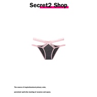 Sweet Cool Hot Girl Millennium Y2K Pure Desire Lace ABG Cross Peach Panties