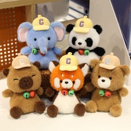 Mainan Mewah Gajah Kecil Raccoon Anak Patung Dinosaur Penguin Comel Loket Anak Patung Mainan Mewah