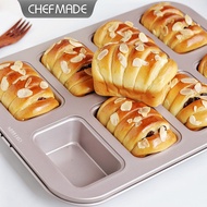 CHEFMADE 8 Cup Petite Loaf Pan Non-stick Mini Pound Cake Tin Mini Loaf Tin Cake Pan WK112013-1