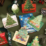 christmas card Amazon Christmas ins Gilding Greeting Card Gift Card Flower Shop Gift Small Card Manu